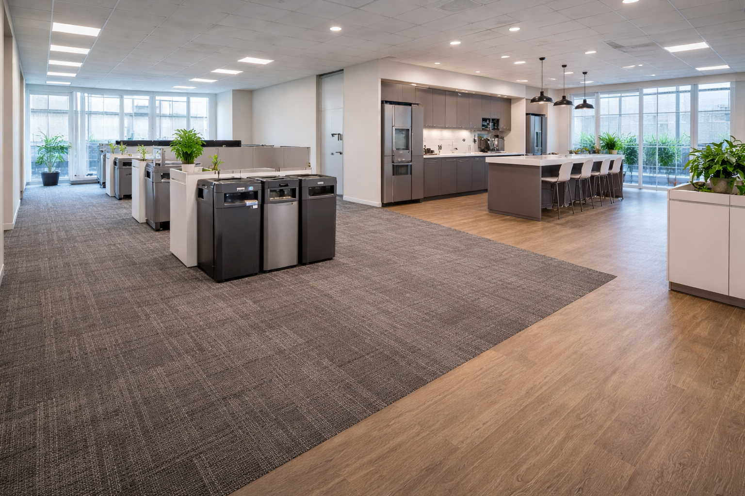 Office floor and carpet cleaning in Chicago