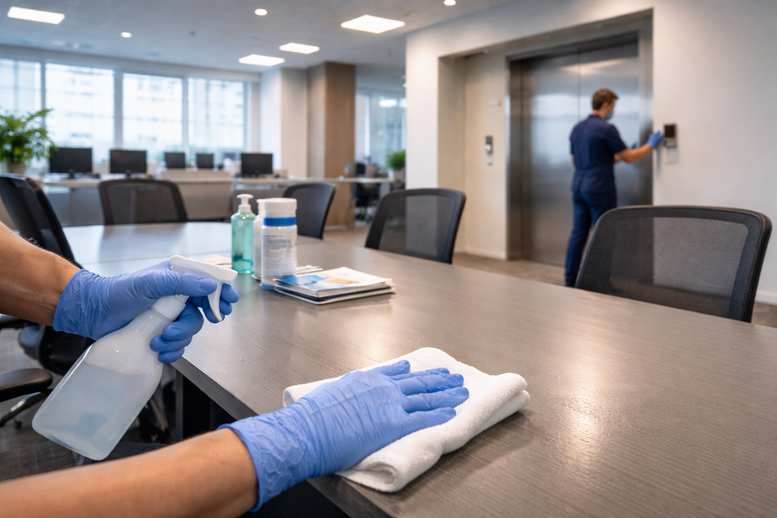 Commercial office cleaning in Chicago
